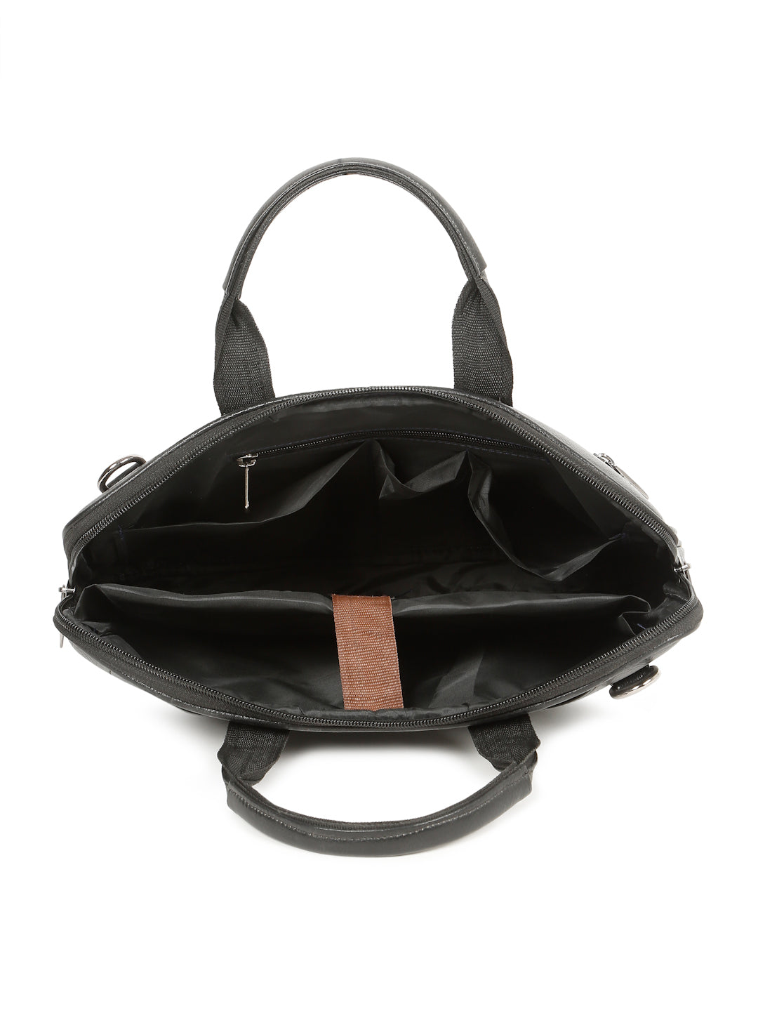 KOSHER Black Color Premium Genuine Leather Bag – Stylish, Spacious & Durable for Men / Women