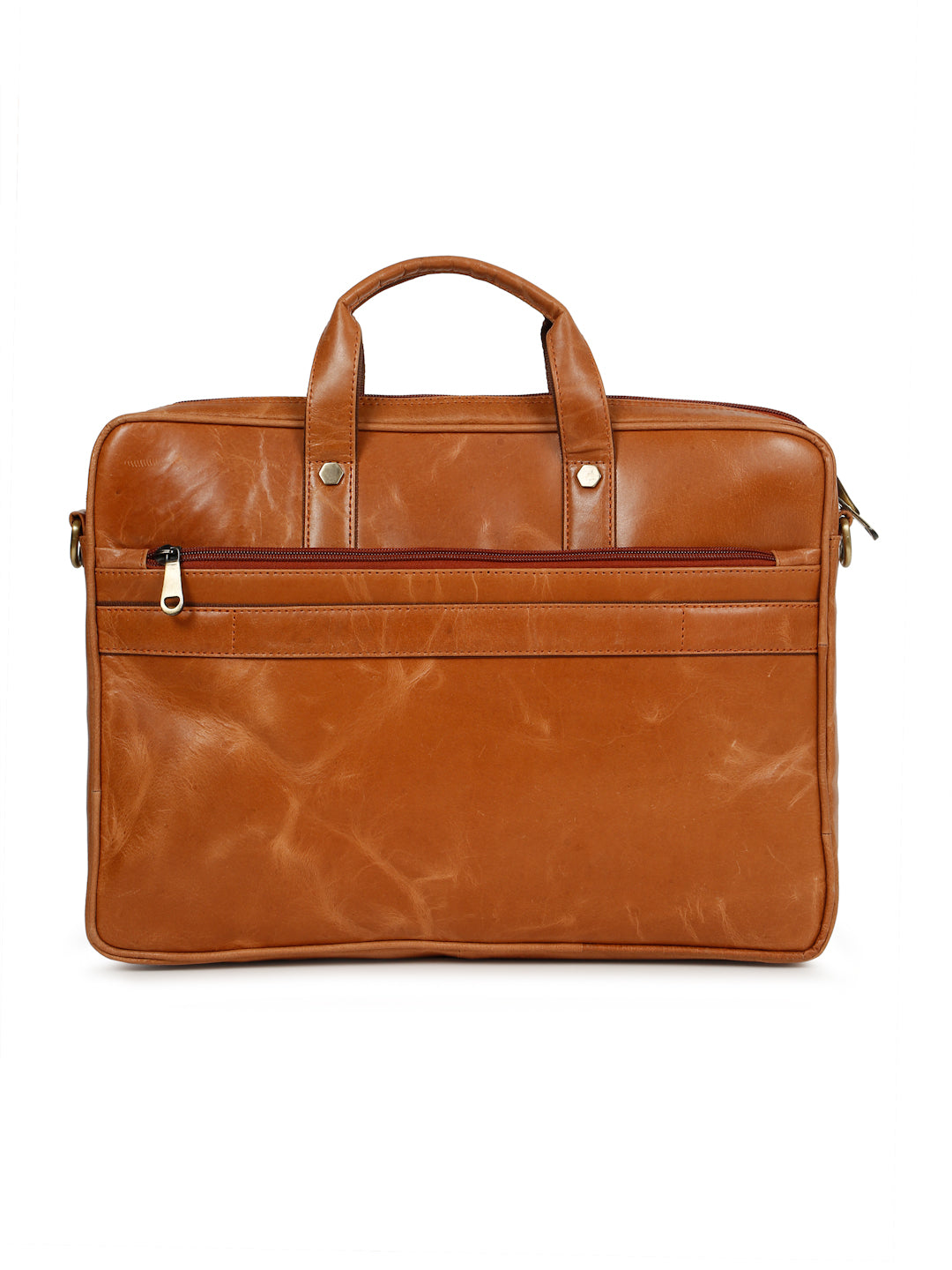 KOSHER Premium Genuine Leather Laptop Bag – Classic Professional Messenger Bag with Shoulder Strap for Men / Women