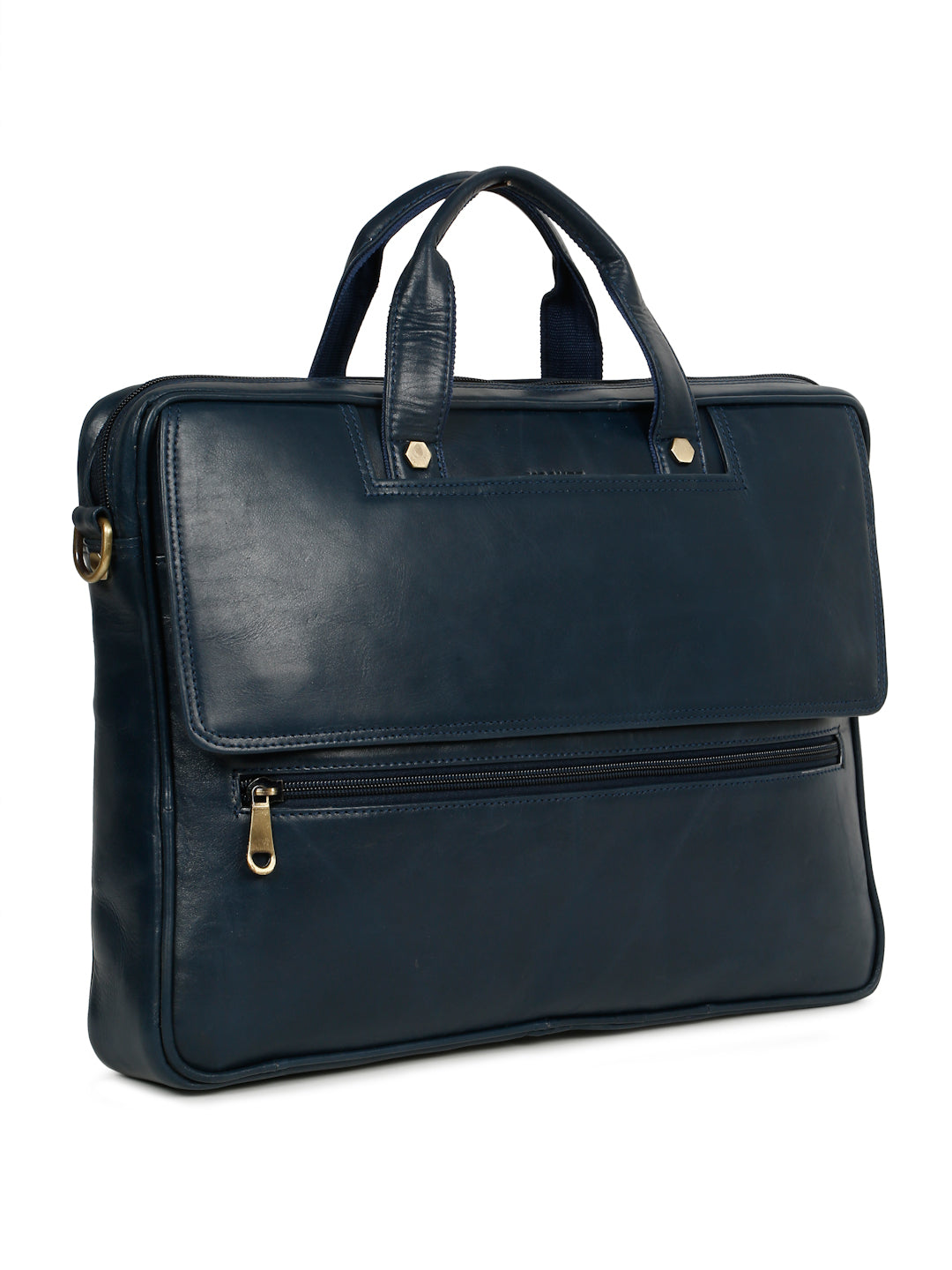 KOSHER Premium Genuine Leather Laptop Bag – Classic Professional Messenger Bag with Shoulder Strap for Men / Women