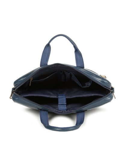 KOSHER Premium Genuine Leather Laptop Bag – Classic Professional Messenger Bag with Shoulder Strap for Men / Women