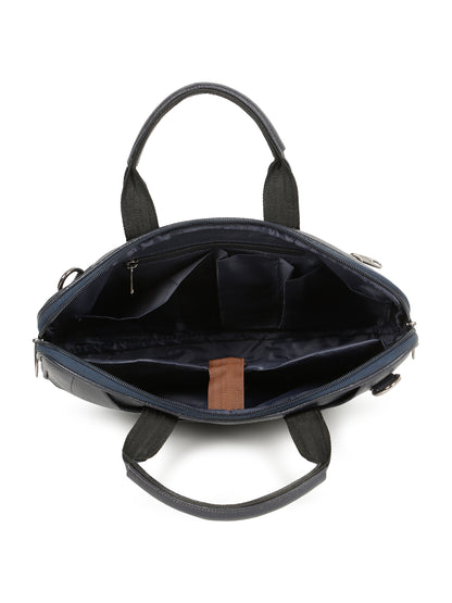 KOSHER Blue Color Premium Genuine Leather Bag – Stylish, Spacious & Durable for Men / Women