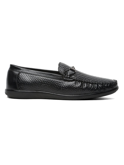 Kosher Black Color Slip-on Men's Casual Loafers