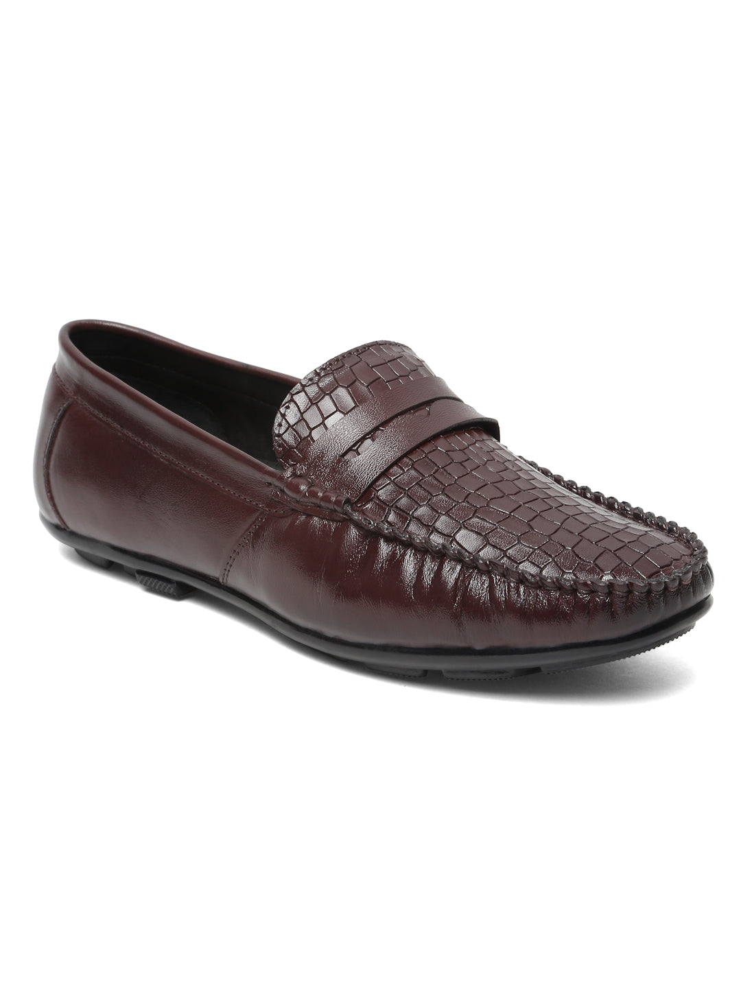 Kosher Cherry Color Slip-on Men's Casual Loafers