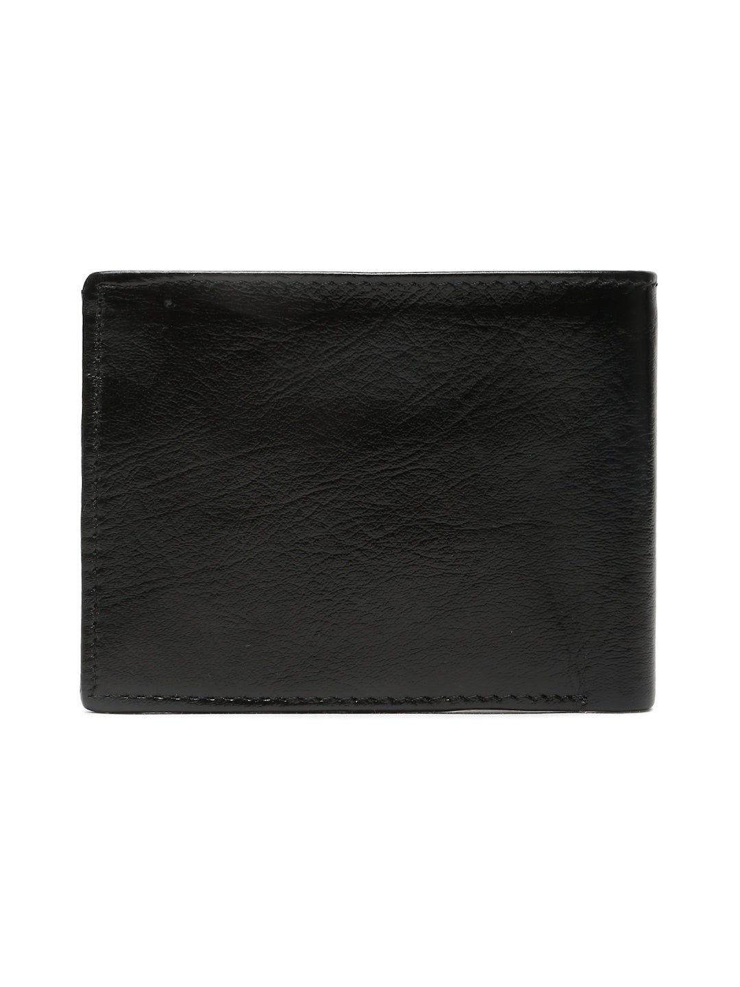 KOSHER Black Color Premium Men's Classic Leather Wallet With Coin Pocket and Rear Card Slots