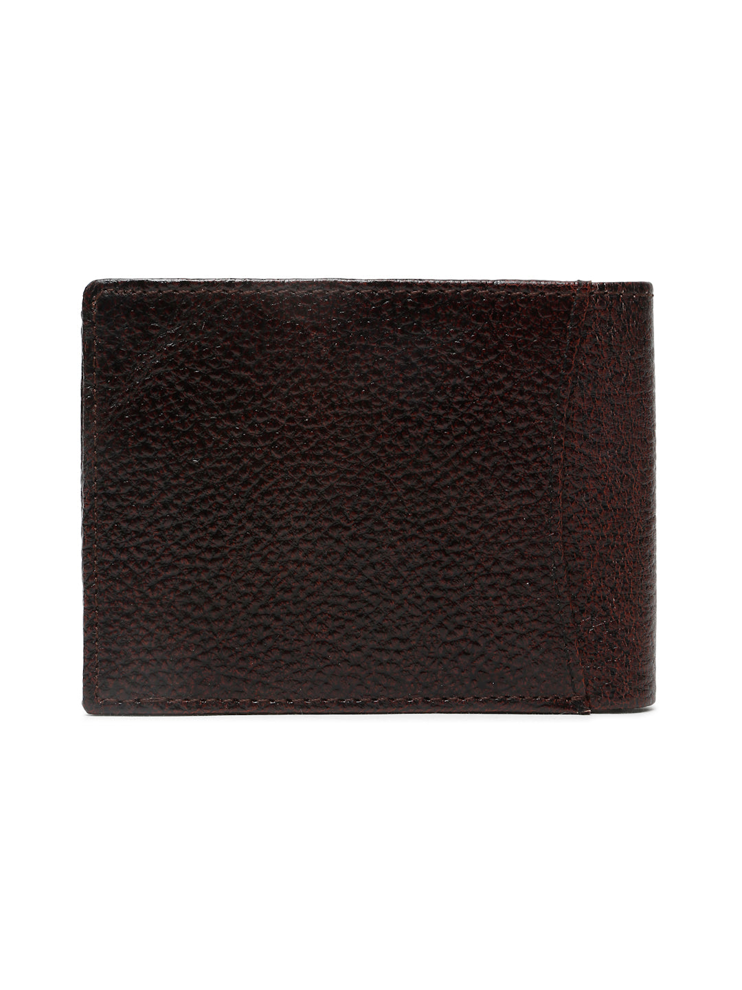 KOSHER D.Brown Color Men,s Classic Bi-Fold Premium Leather Wallet with Coin Pocket & Rear Slip Pocket For Card Slots