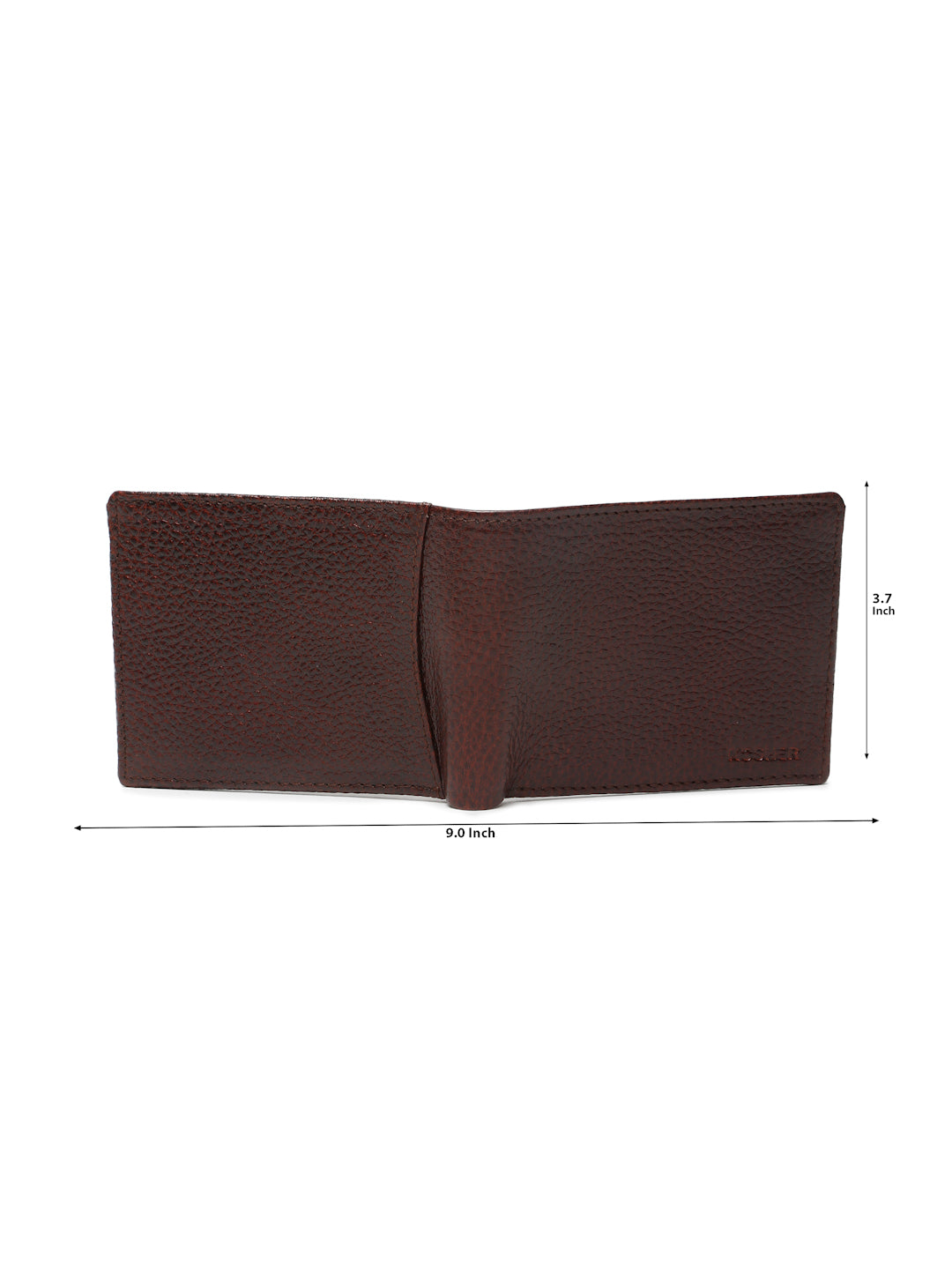 KOSHER Brown Color Men,s Classic Bi-Fold Premium Leather Wallet with Coin Pocket & Rear Slip Pocket For Card Slots