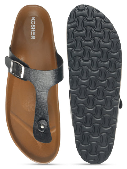 Kosher Black Women,s casual slipper