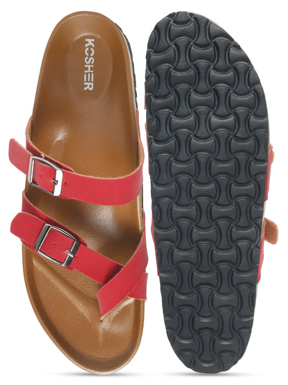 Kosher Mahroon Women,s casual slipper