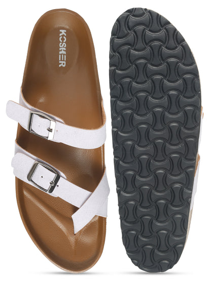 Kosher Lavendar Women,s casual slipper