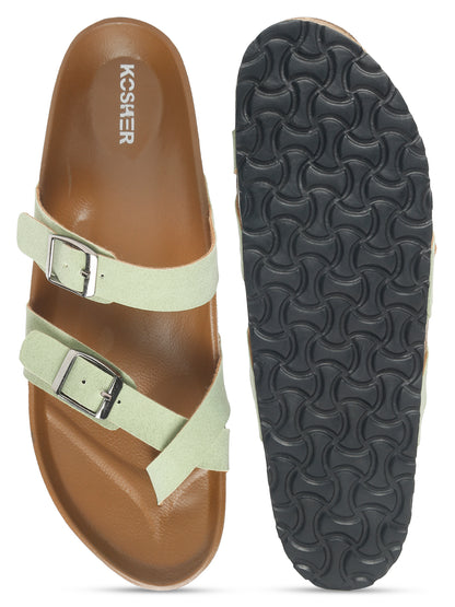 Kosher  Green Women,s casual slipper