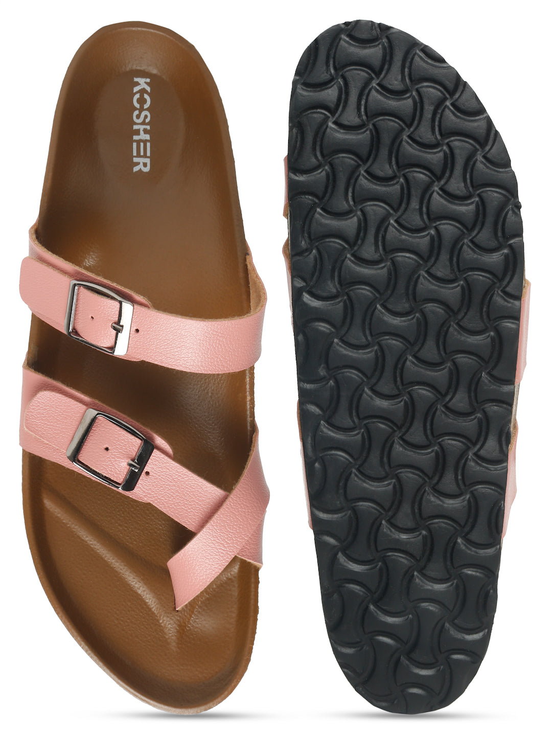 Kosher Pink Women,s casual slipper