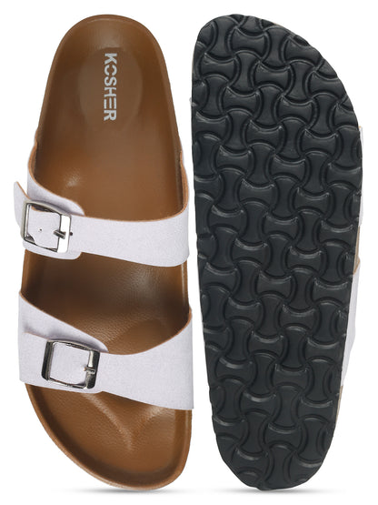 Kosher Lavendar Women,s casual slipper