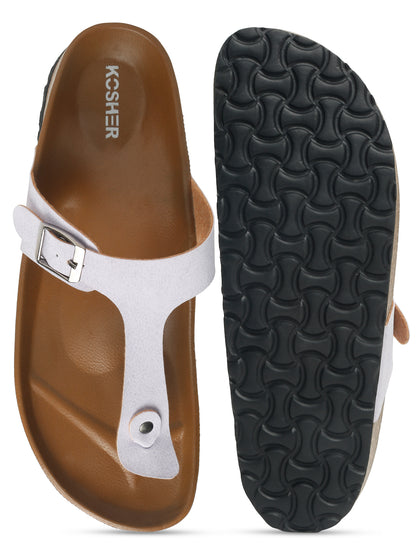 Kosher Lavendar Women,s casual slipper