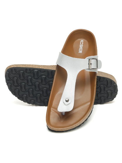 Kosher Silver Women,s casual slipper