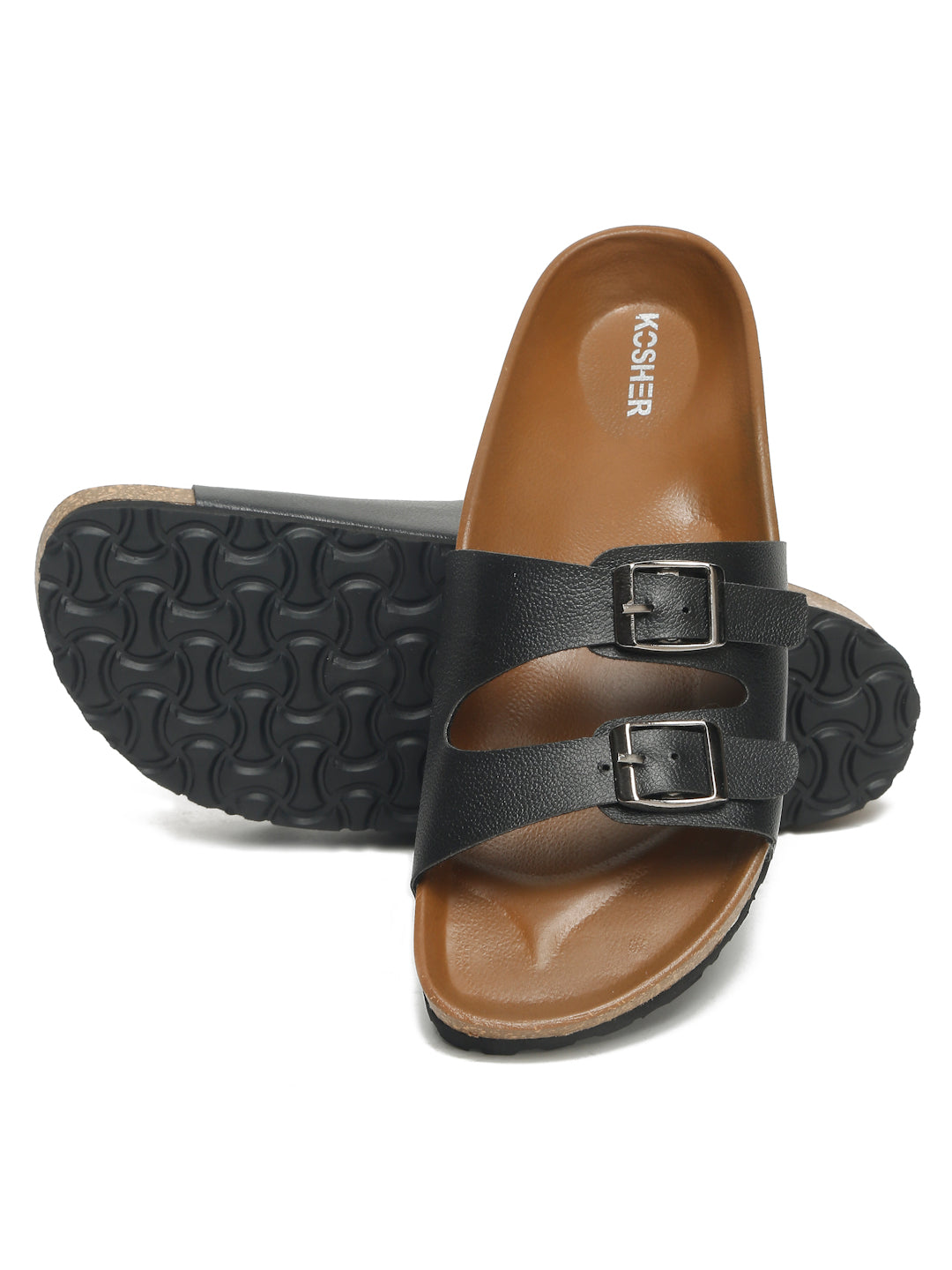 Kosher Black Women,s casual slipper