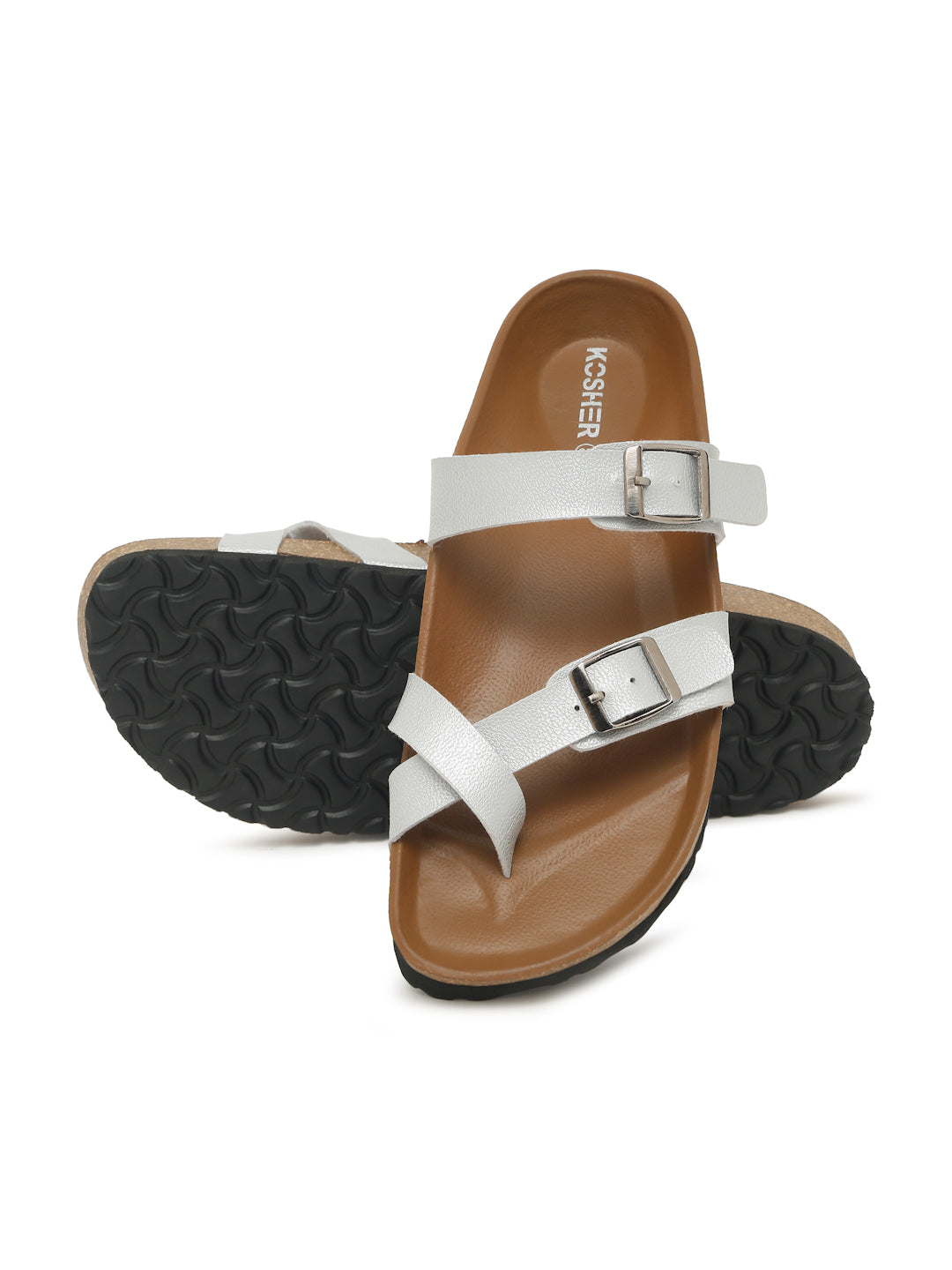 Kosher Silver Women,s casual slipper