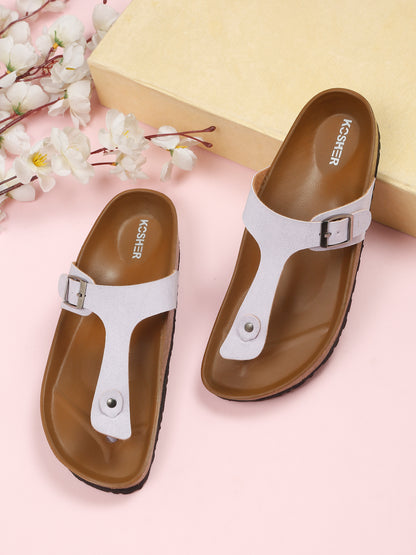 Kosher Lavendar Women,s casual slipper