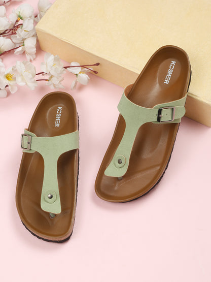 Kosher Green Women,s casual slipper