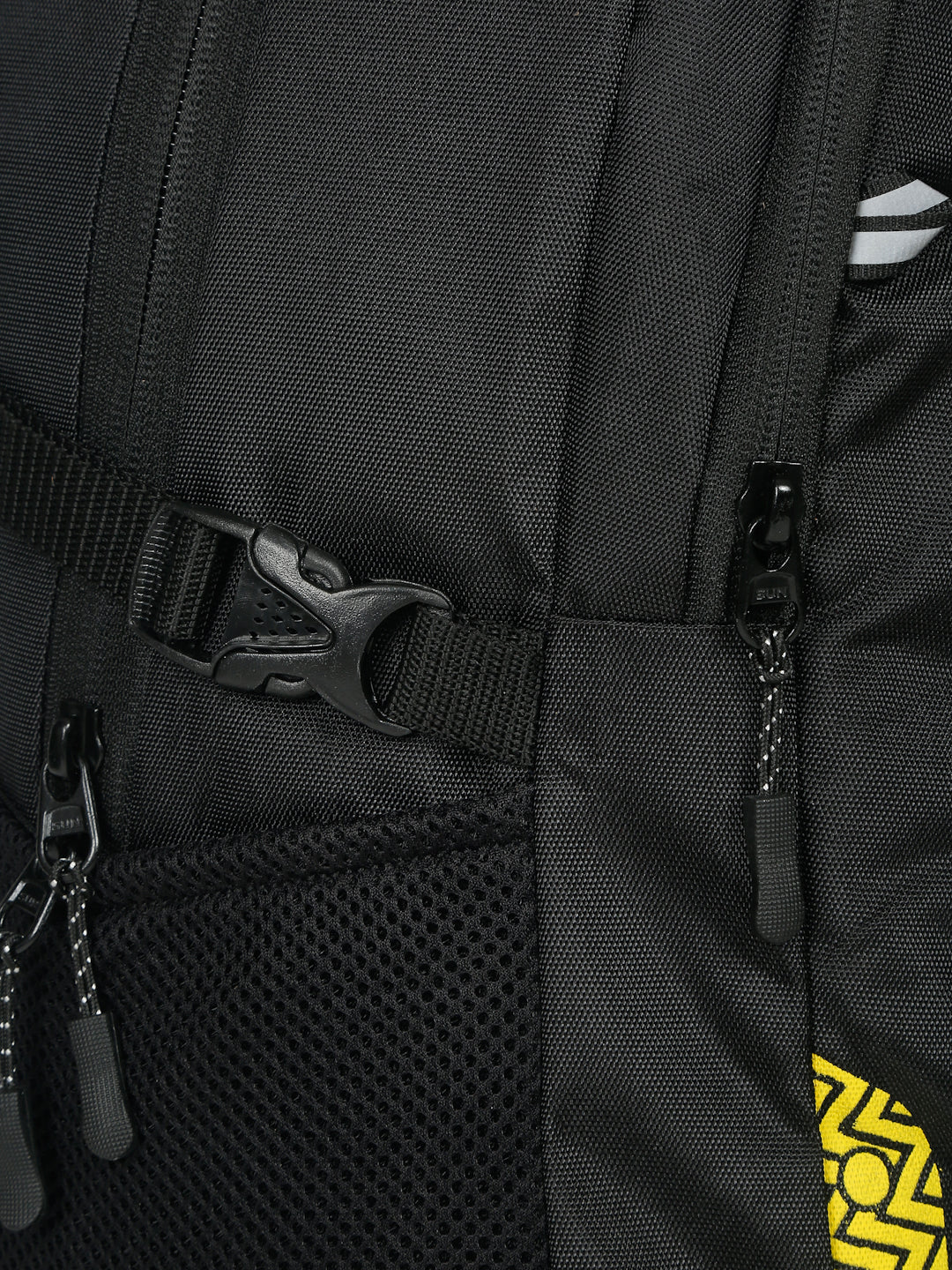 Kosher Backpack with Laptop Sleeve – Black & Yellow | Multiple Compartments