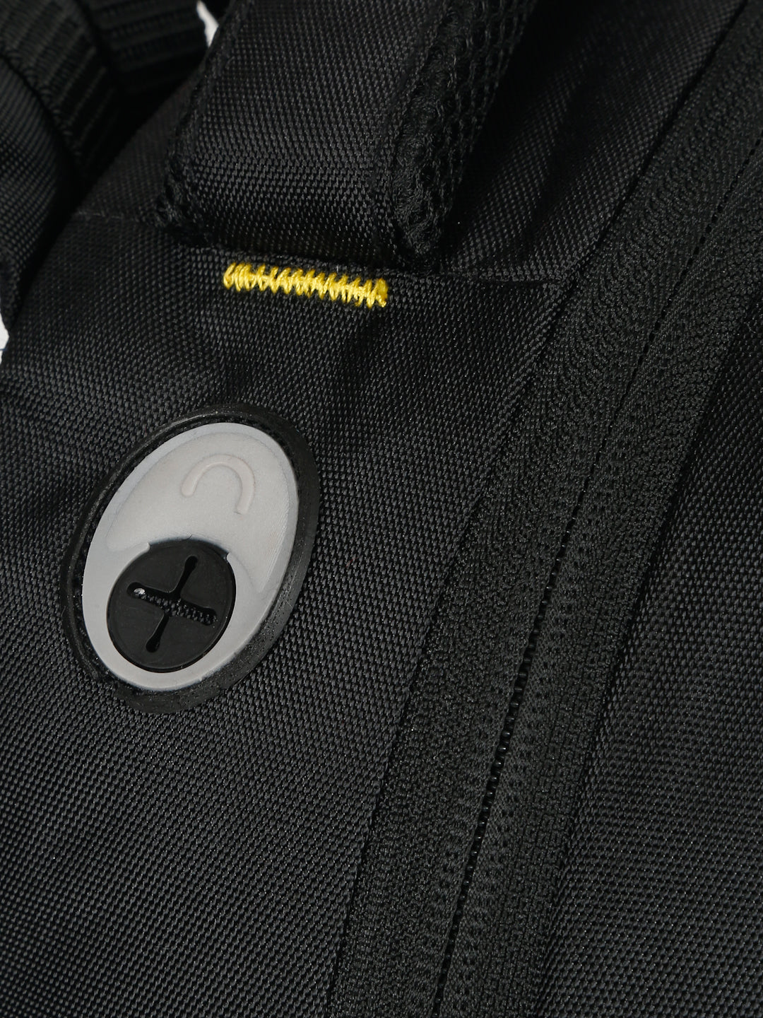 Kosher Backpack with Laptop Sleeve – Black & Yellow | Multiple Compartments