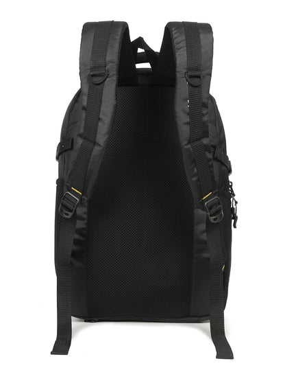 Kosher Backpack with Laptop Sleeve – Black & Yellow | Multiple Compartments