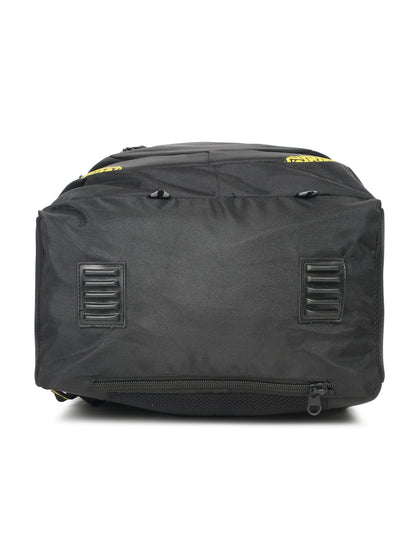 Kosher Backpack with Laptop Sleeve – Black & Yellow | Multiple Compartments