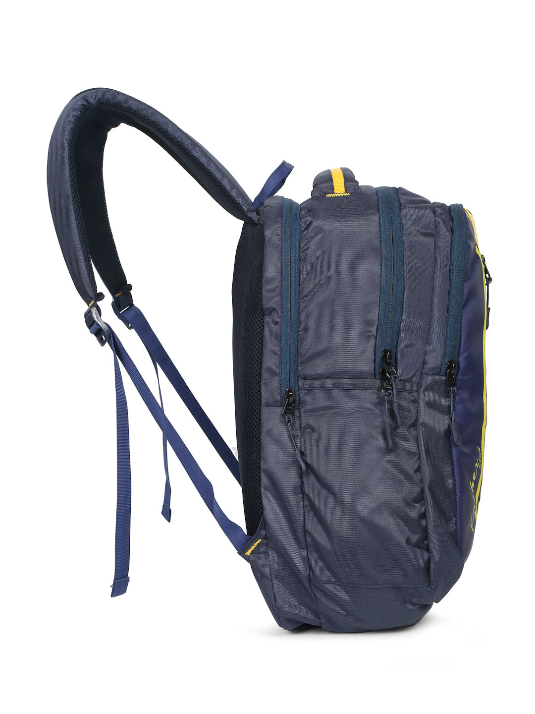 Kosher Club Limited Edition Blue & Yellow 25L Casual Backpack with Multiple Compartments and Padded Straps