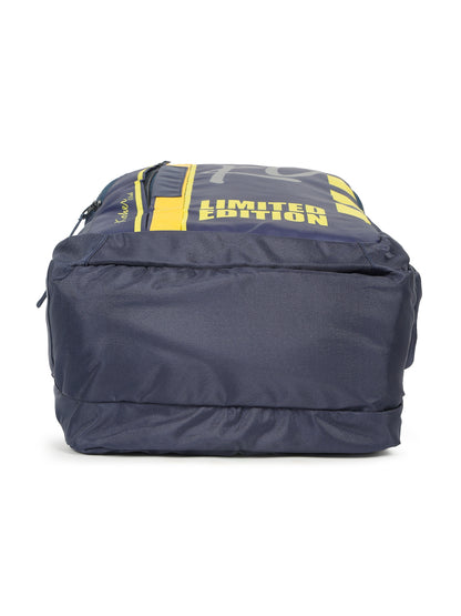 Kosher Club Limited Edition Blue & Yellow 25L Casual Backpack with Multiple Compartments and Padded Straps