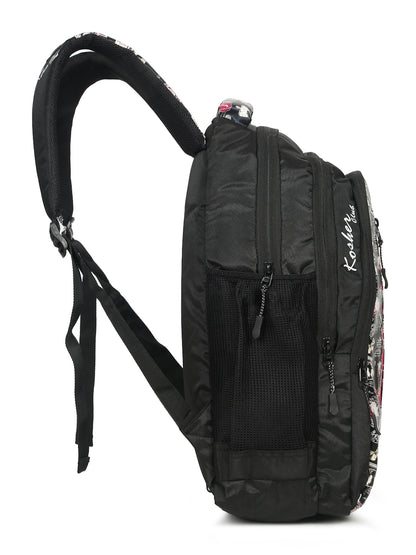 Kosher Printed Unisex Backpack for College, Travel & Office – Water-Resistant with Hidden Rain Cover