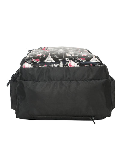 Kosher Printed Unisex Backpack for College, Travel & Office – Water-Resistant with Hidden Rain Cover