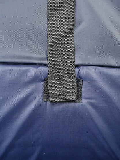 Kosher Club Casual Backpack with Watch Gear Design - Black & Blue Multi-Compartments & Padded Straps