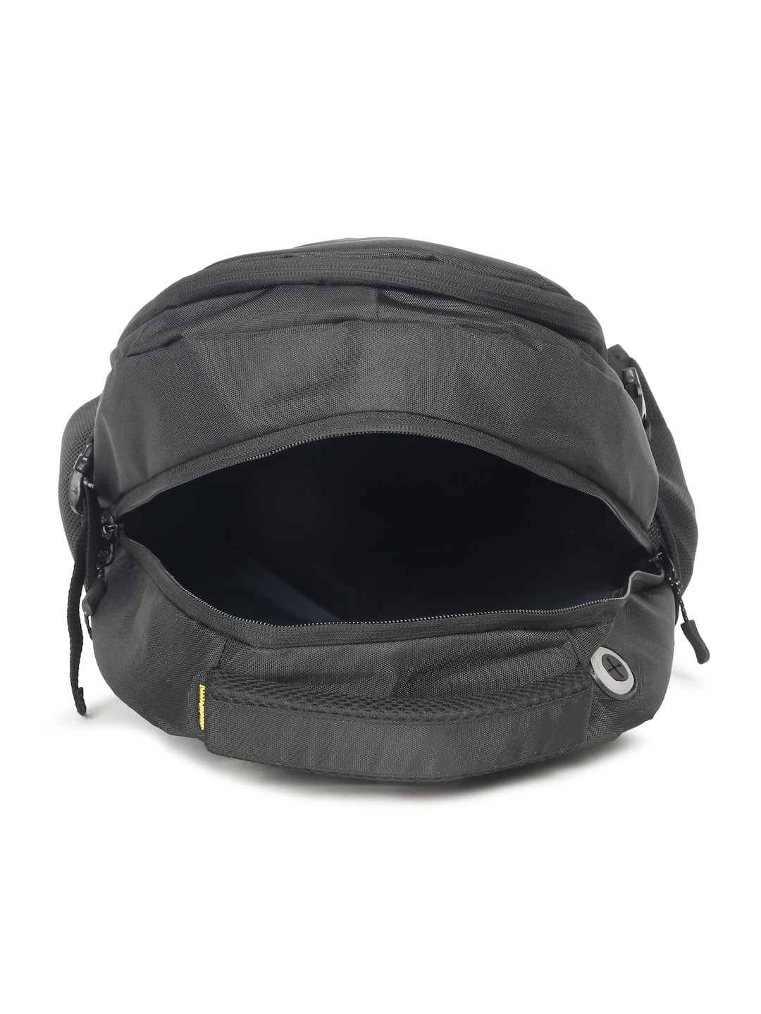 Kosher Backpack with Laptop Sleeve – Black & Yellow | Multiple Compartments