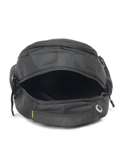 Kosher Backpack with Laptop Sleeve – Black & Yellow | Multiple Compartments