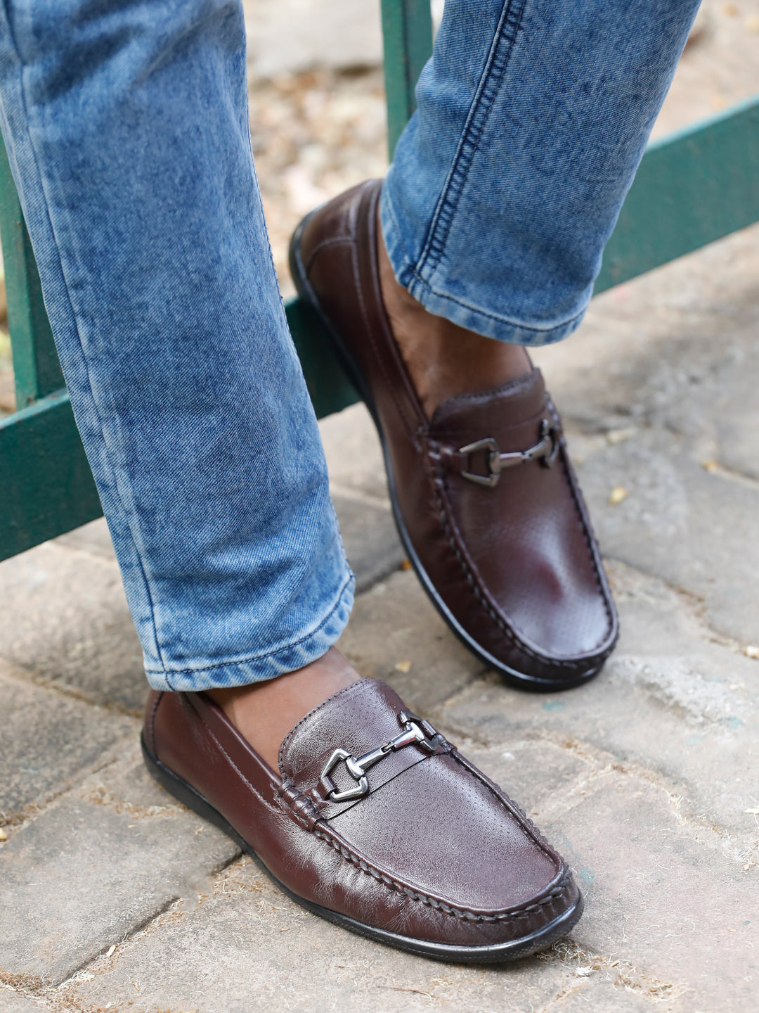 Kosher Cherry Color Slip-on Men's Casual Loafers