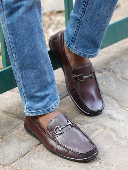 Kosher Cherry Color Slip-on Men's Casual Loafers