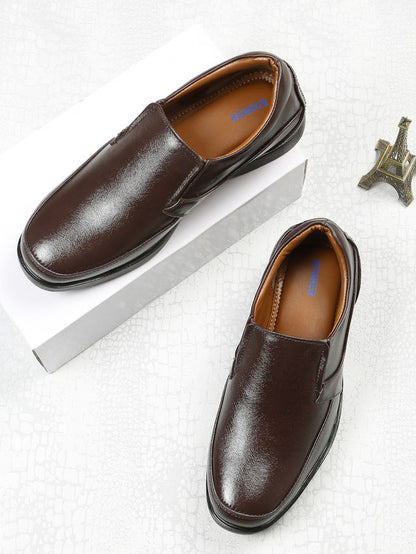 Kosher Brown Color Slip-on Men's Formal Shoes