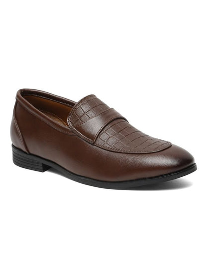 Kosher Brown Color Slip-on Men's Formal Shoes