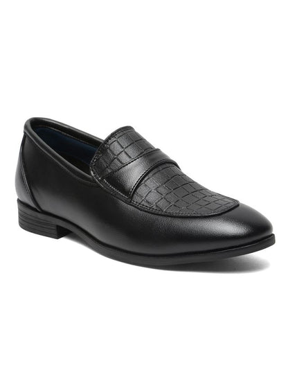 Kosher Black Color Slip-on Men's Formal Shoes