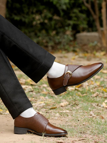 Kosher Brown Color  Men's Slip-on Formal Shoes