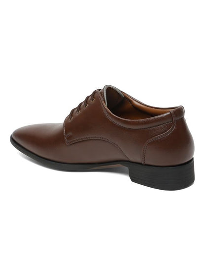 Kosher Brown Color Lace-up Men's Formal Shoes