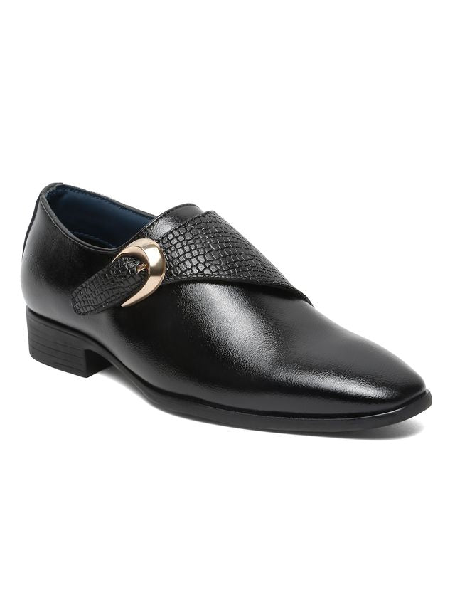 Kosher Black Color  Men's Slip-on Formal Shoes