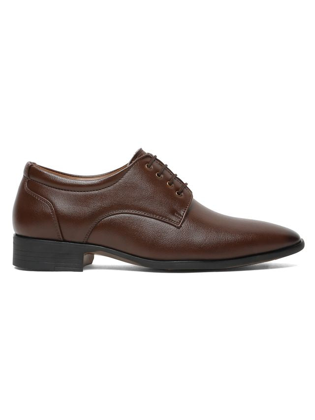 Kosher Brown Color Lace-up Men's Formal Shoes