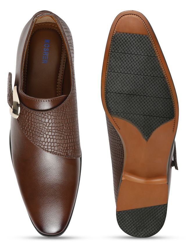 Kosher Brown Color  Men's Slip-on Formal Shoes