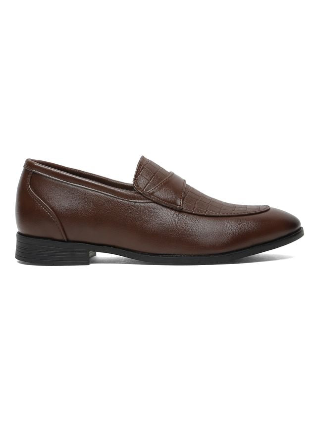 Kosher Brown Color Slip-on Men's Formal Shoes