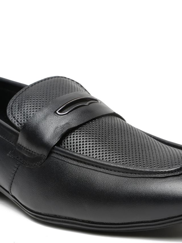 Kosher Black Color Slip-on Men's Formal Shoes