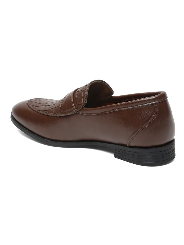 Kosher Brown Color Slip-on Men's Formal Shoes