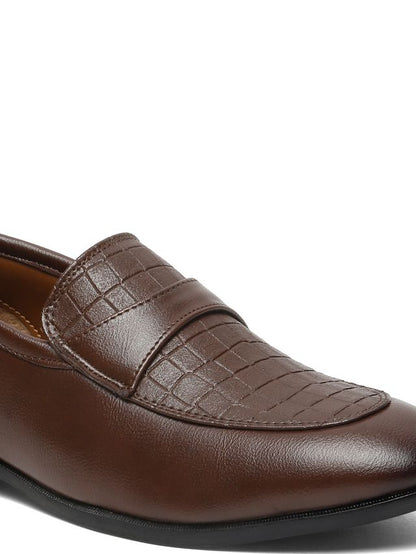 Kosher Brown Color Slip-on Men's Formal Shoes