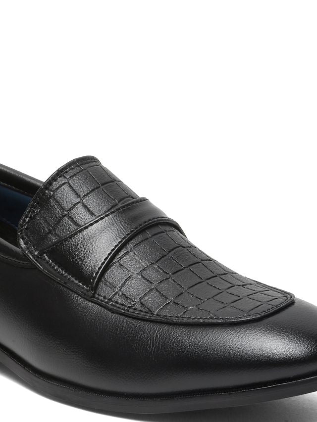 Kosher Black Color Slip-on Men's Formal Shoes