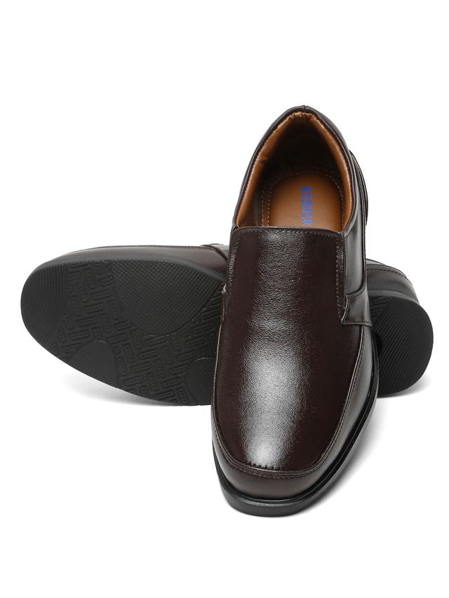 Kosher Brown Color Slip-on Men's Formal Shoes