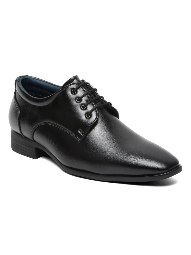 Kosher Black Color Lace-up Men,s Formal Shoes